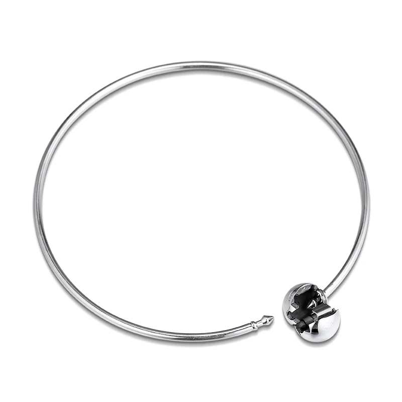 Серебро 925, ювелирный браслет для женщин, подарок fit Me, Висячие бусины, сделай сам, настоящее 925 пробы, серебро, 2MB003