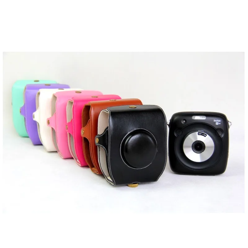 Для FUJIFILM Instax квадратная SQ10 сумка для камеры чехол из искусственной кожи винтажный плечевой ремень чехол для камеры защитный чехол для переноски