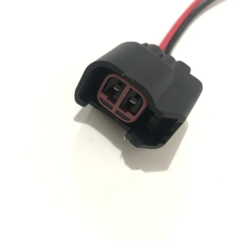 Injector Repair Kits 4pcs Fuel Injector Connector Wiring Plugs Clips EV6 EV14 Fuel Injectors USCAR Connector Pigtail Cut Splice