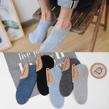 

New Japanese men's shallow mouth invisible boat socks and line socks men's spring and summer silicone antiskid socks