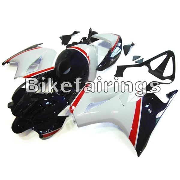 Полный комплект обтекателя Для Honda VFR800 2002-2012 03 04 05 06 07 08 09 10 11 впрыска электронный атомайзер блеск белого и черного цвета