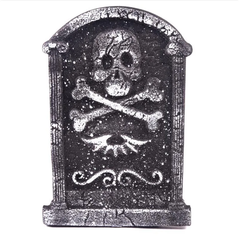 Cosplay&ware Halloween Foam Tombstone Decoration Haunted Rip Stone Grisly Party Skeleton Yard -Cosplayware Store