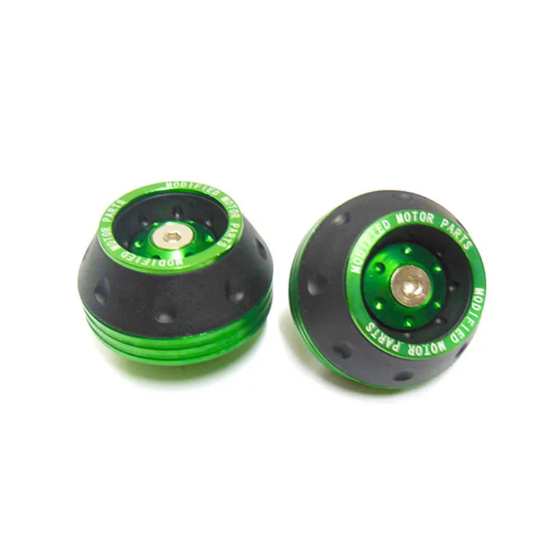 moto protection motorbike crash pad for kawasaki motorcycle protect falling protectors CNC aluminum alloy scooter wheel pads