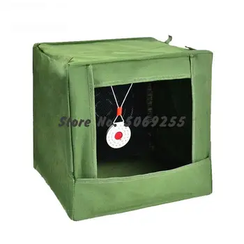 

New Slingshot Target Box Nylon Cloth Slingshot Target Box Recycle Ammo Archery Hunting Catapult Case Holder For Practice Target