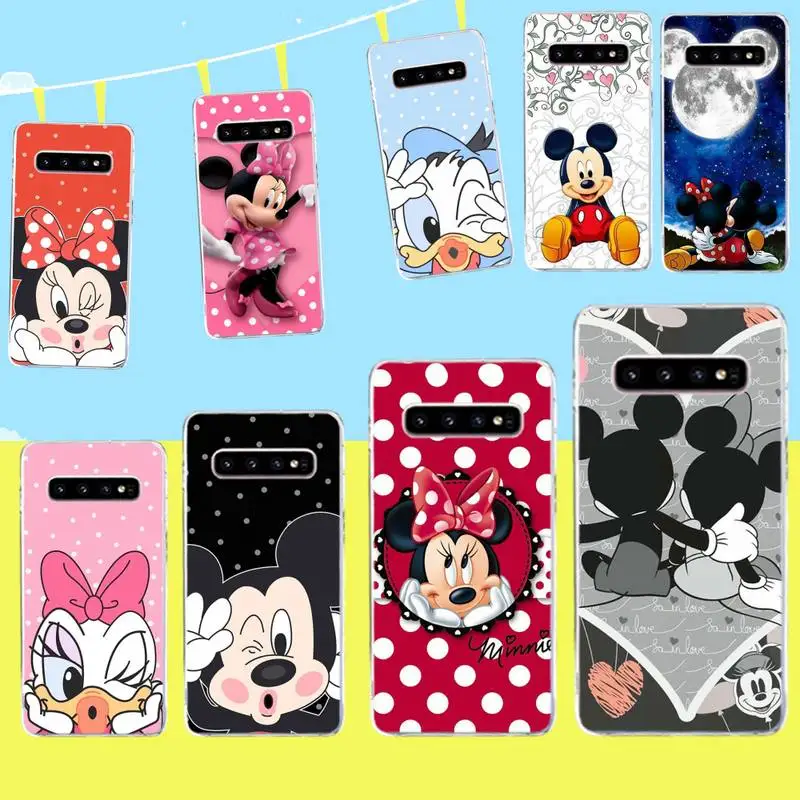 

HPCHCJHM Minnie Mouse Phone Case for Samsung S9 plus S5 S6 S7 edge S8 S10 plus