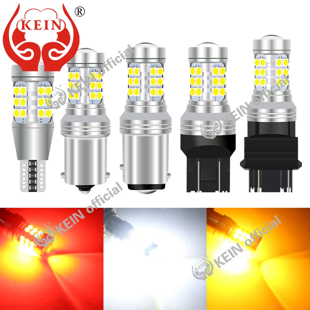 Автомобисветильник ные лампы KEIN P21W PY21W 1156 T15 Led 1157 W21W T20 7443 7440 BA15S T25 3156 3157 S25 R5W