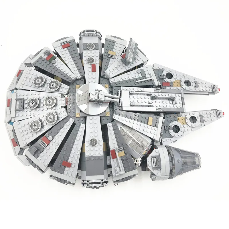 0500" Звездные войны MILLENNIUMed», «The Force Awakens» FALCONed конструкторных блоков, Детские кубики 05142 75212 игрушки корабль 75105 75212 Детский подарок
