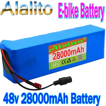 

High capacity 48v battery 48v 28Ah 1000w 13S3P Lithium ion Battery Pack For 54.6v E-bike Electric bicycle Scooter with BMS