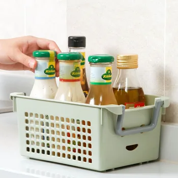 

Portable Hollow Plastic Kitchen Bathroom Cabinet Storage Basket Box Container Bin Organizer