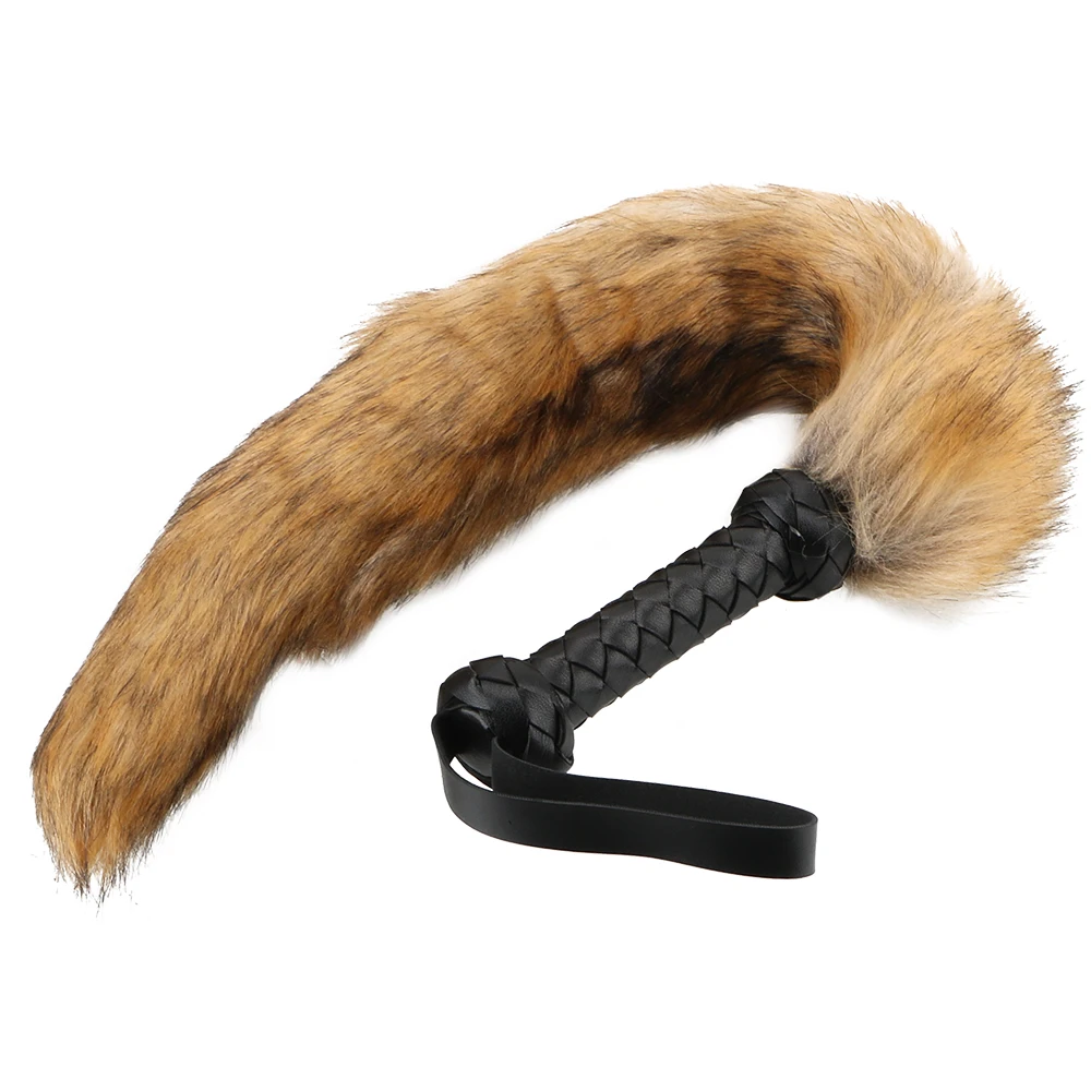 Fox Tail Whip Bdsm Bondage Hotwife Slave Adult Games Sex Toys For Couples Woman Erotic Spank Paddle Fetish Accessories Sex Shop image picture
