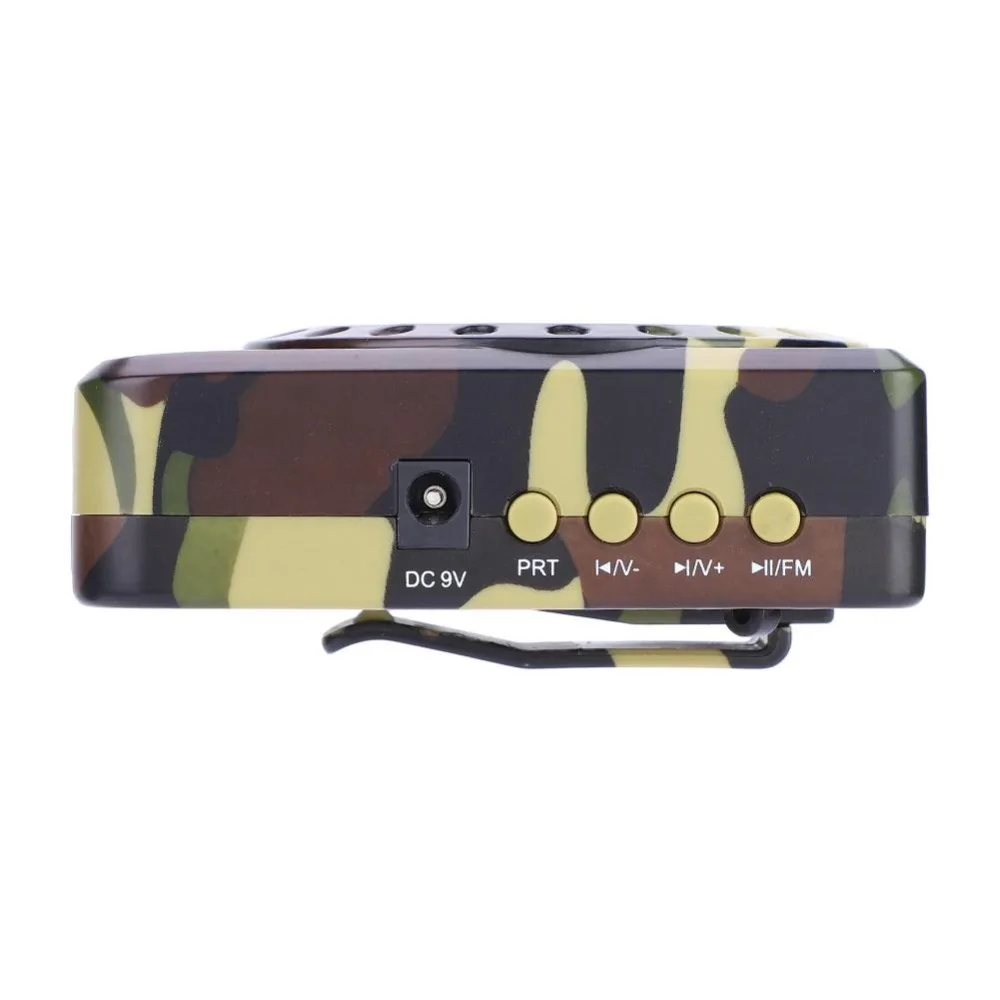 Armadilha de Pássaro Pddhkk Camuflagem Pássaro Chamador Mp3 Player Eletrônico Caça Chamariz Som Altifalante 400-600m Controle Remoto 32 w Cor 7 High Quality Esporte e Lazer