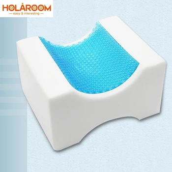 

Holaroom Gel cushion leg pillows cushion leg relax pad leg shaping cool blue gel white pillow for adult home decor almohada