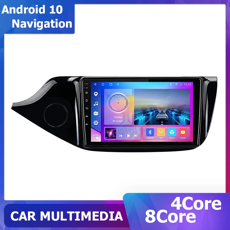 Автомагнитола 9 дюймов Android 10 с GPS-навигацией для KIA Ceed 2013 2014 2015 2016 мультимедийный