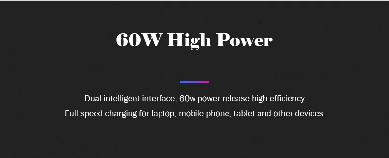Двойной порт PD 60 Вт+ QC 3,0 18 Вт type-c USB C супер быстрое зарядное устройство для IPhone HuaWei SUMSUNG Macbook ноутбук универсальный адаптер питания
