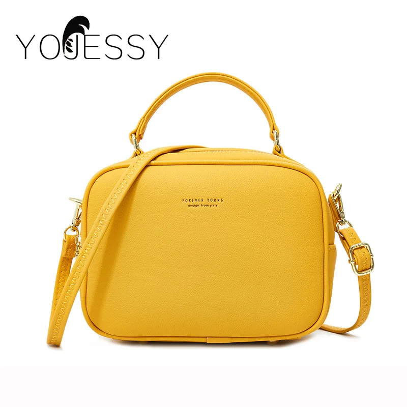 Yojessy Vintage Crossbody Pu Leather Cell Phone Shoulder Bag Messenger Bags Fashion Daily Use