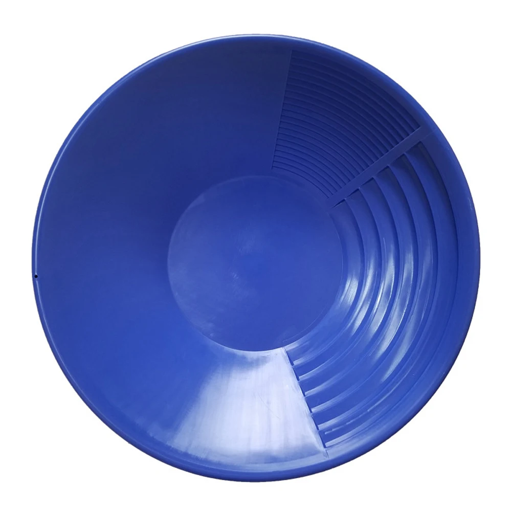 

Portable Basin Wash Gold Pan Dredging Prospecting Panning Equipment River Tool Manual Durable Lightweight Sifting Nugget Mining