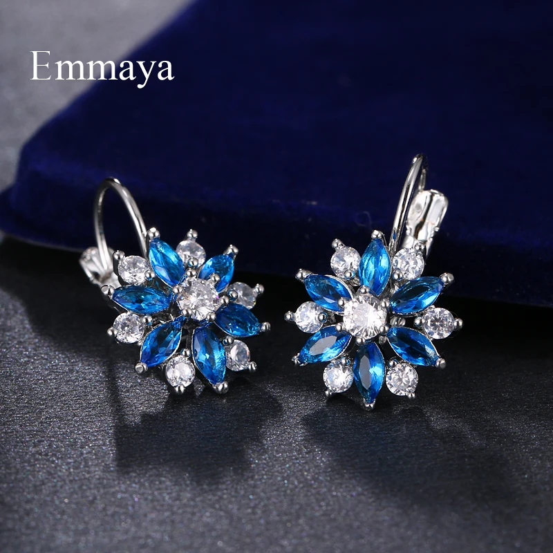 Emmaya новый модный дизайн для женщин Подсолнух внешний вид кубический циркон