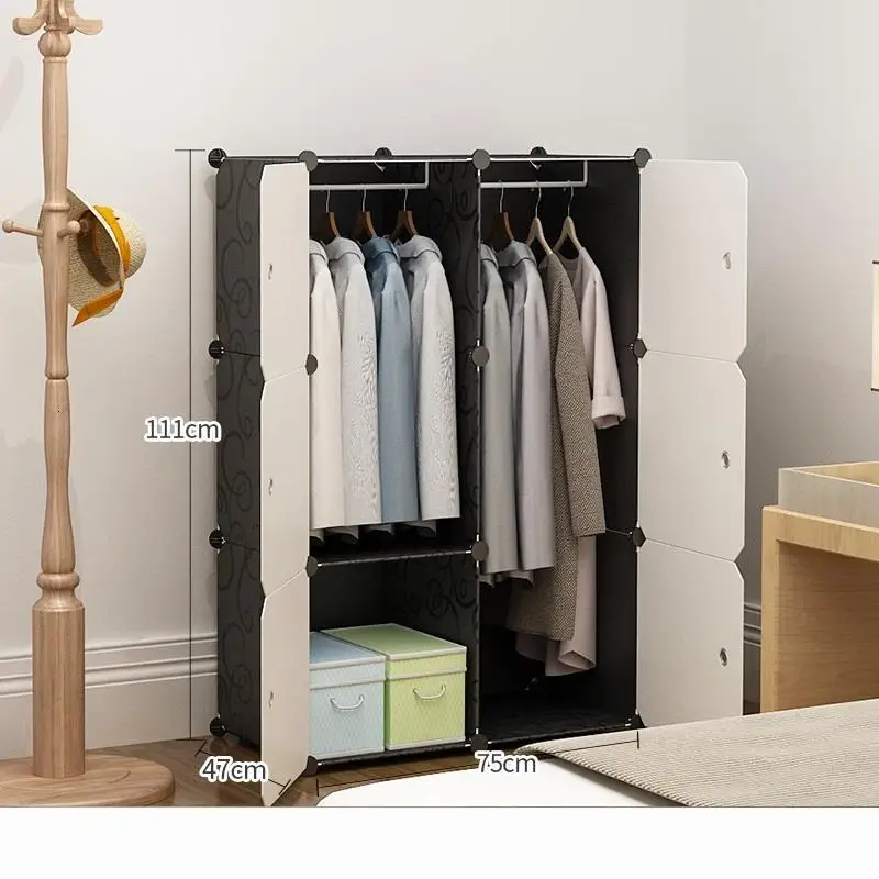 Для спальни Penderie Meuble Range Armario De Almacenamiento Armadio Guardaroba Mueble Closet Guarda Roupa шкаф для одежды - Цвет: MODEL B