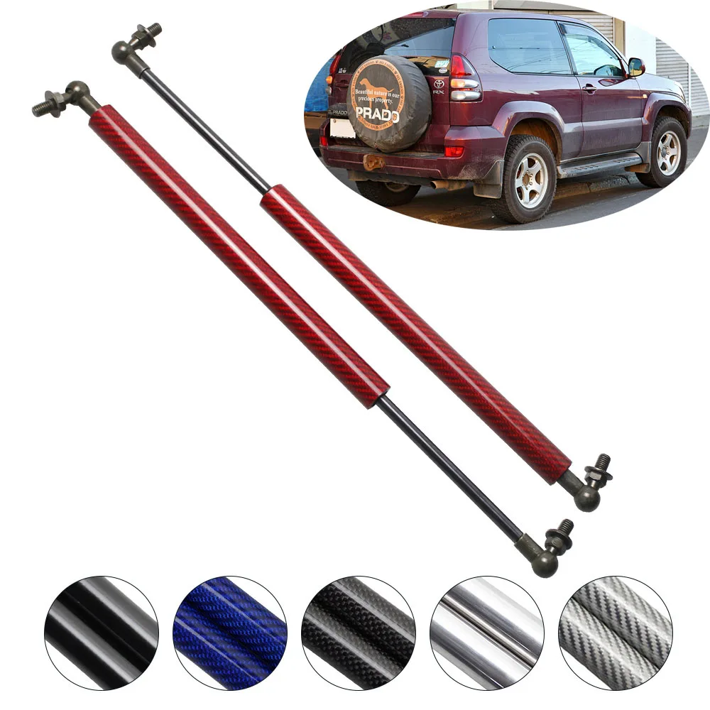 

Для Toyota Land Cruiser Prado J120 2002-2009, автомобильная Передняя капота из углеродного волокна, газовые стойки, амортизационные стойки, автомобильный подъемник, опоры 460 мм