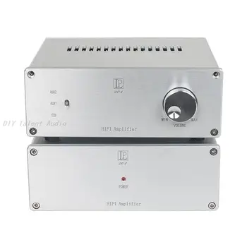 

silver black HIFI pure class A 1969 Computer Desktop split power amplifier 12W+12W with power supply