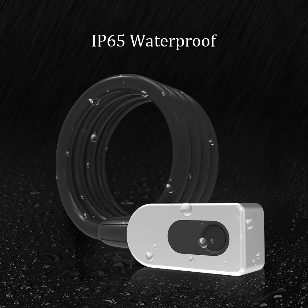 

Hot Waterproof Anti-Theft Motorcycle Bicycle Lock Fingerprint Bike Lock 20 Sets Fingerprint USB Smart Keyless Fingerprint Lock