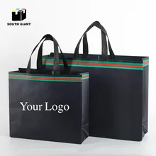 100 шт заказной нетканый хозяйственные сумки черные покупки в бутике большие складные многоразовые продуктовые туфли тканевая сумка с логотипом
