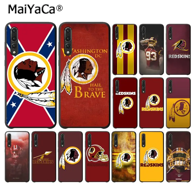 

MaiYaCa Washington Redskins Silicone TPU Soft Phone Case for Huawei P10 plus 20 pro P20 lite mate9 10 lite honor 10 view10 Cover