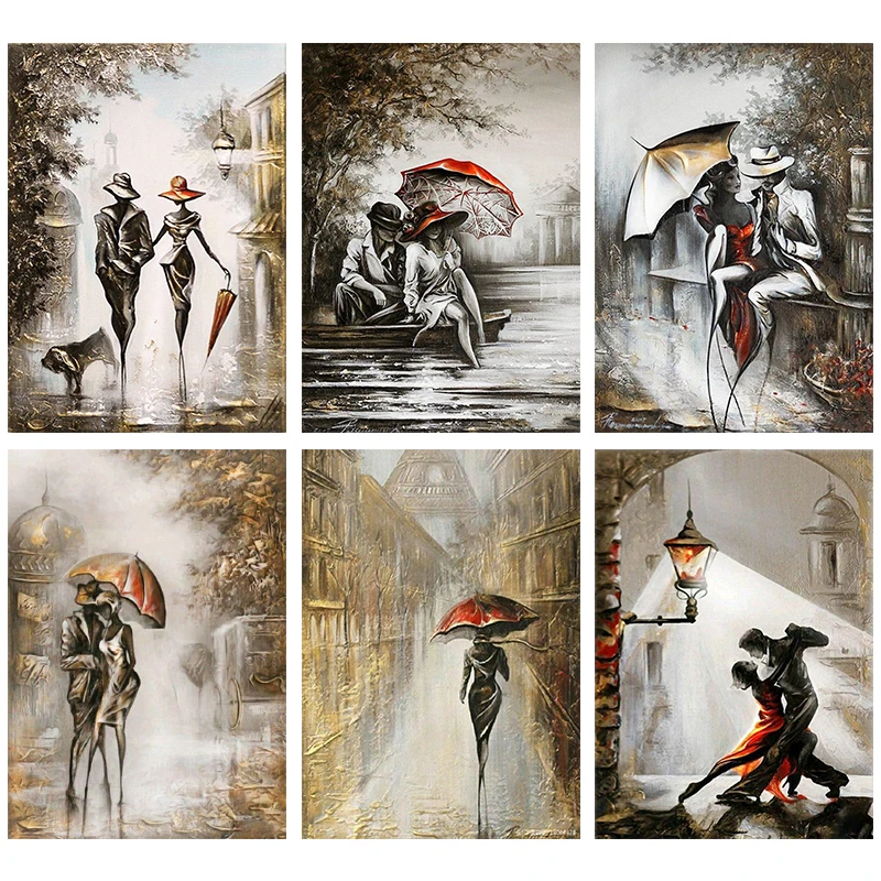 

5D Diy Diamond Painting Romantic Couple Full Square/Round Diamond Embroidery Mosaic Cross Stitch Kit DIY Art Wall Decor Gift