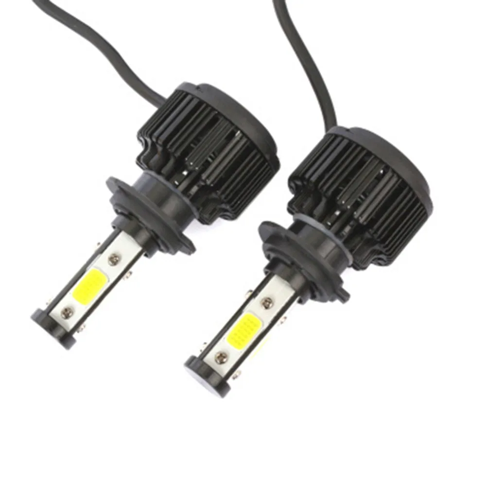 Четырехсторонние Автомобильные фары H7 Led H11 HB3 HB4 9005 9006 светодиодные лампы 32 Вт 12 В высокояркие фары для вождения автомобильные аксессуары