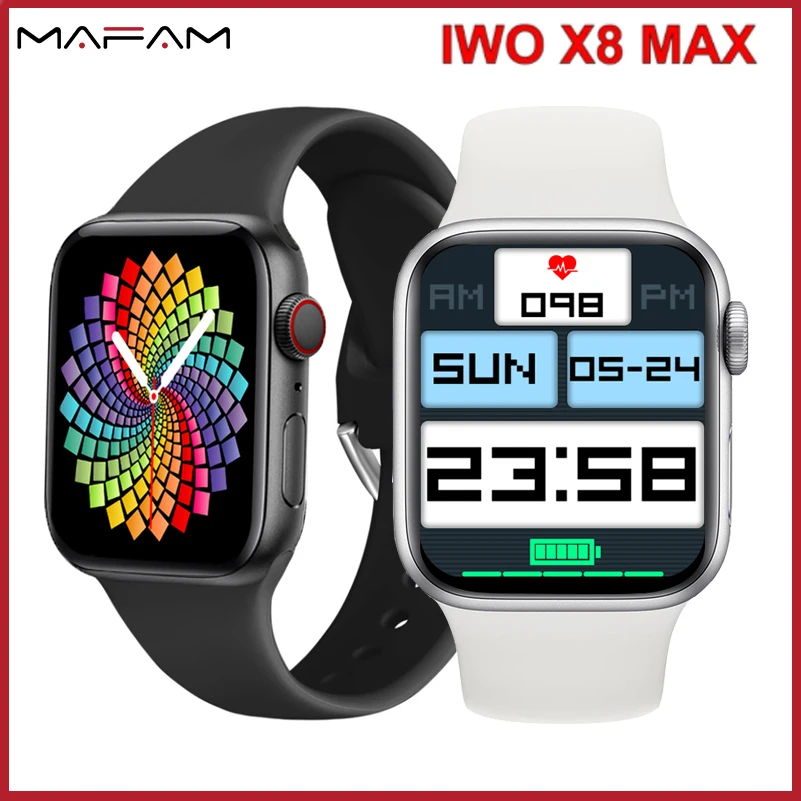 Смарт-часы MAFAM IWO 13Pro X8 Max мужские с пульсометром 1 75 дюйма водонепроницаемые Bluetooth