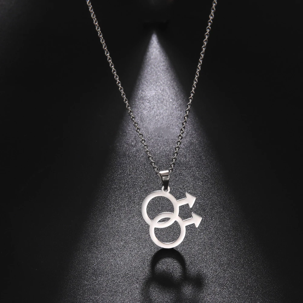 Collana LGBT Arcobaleno Con Ciondolo A Perline E Catena Nera – Gioiello Pride In Acciaio Inox Per Uomo E Donna | Regalo Gay Friendly - 2