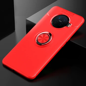 

50pcs/lot For OPPO ACE2 Case Ultra Slim Magnetic Rotary Ring Stand Holder TPU Skin Cover For OPPO ACE2