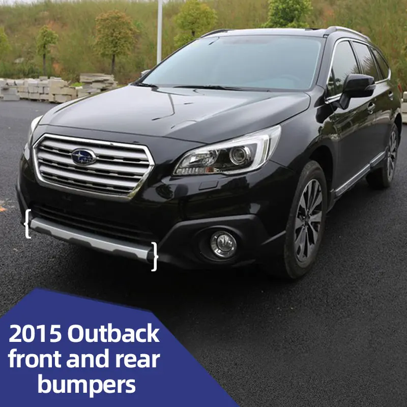 Для Subaru Outback передних и задних бамперов 15-17 передних и задних бортов Песочная перегородка под бортом декоративные аксессуары