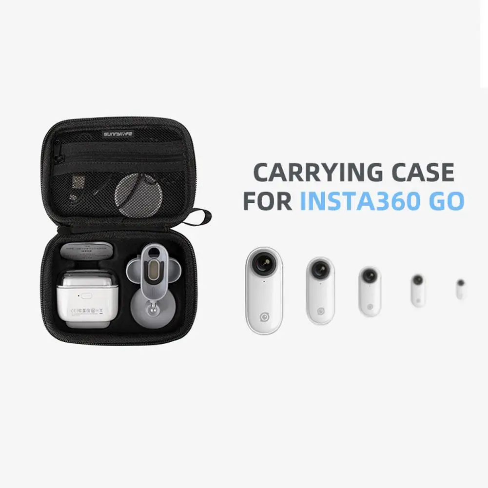 

For Insta360 GO Video Camera Storage Bag Anti-shake Protection Box Portable Carrying Case Mini Camera Bag