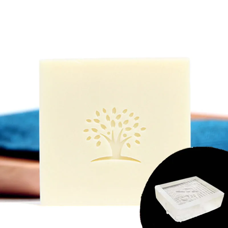Handmade Soap Stamp Chapter, Acrylic DIY Seal, Organic Natural Soap Making Tools, Leaf Tree Plants Chapters