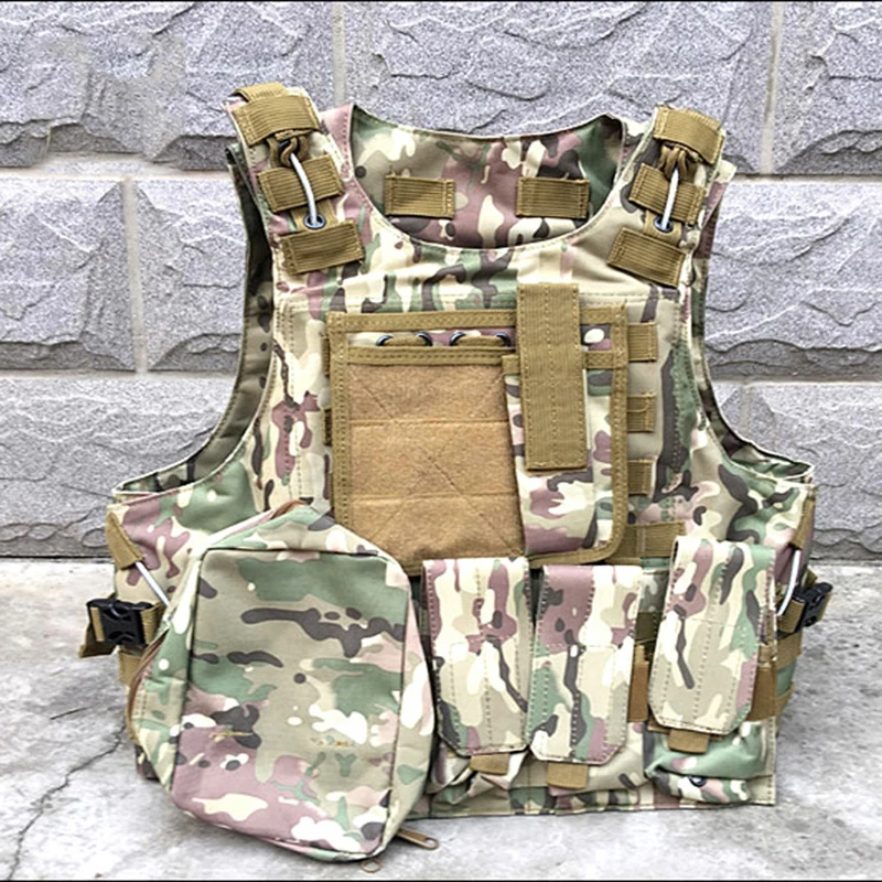 Охотничий Регулируемый Жилет Molle Armor Тактический тренировочный жилет военный Пейнтбольный стрельба одежда армейский Открытый спортивный инвентарь