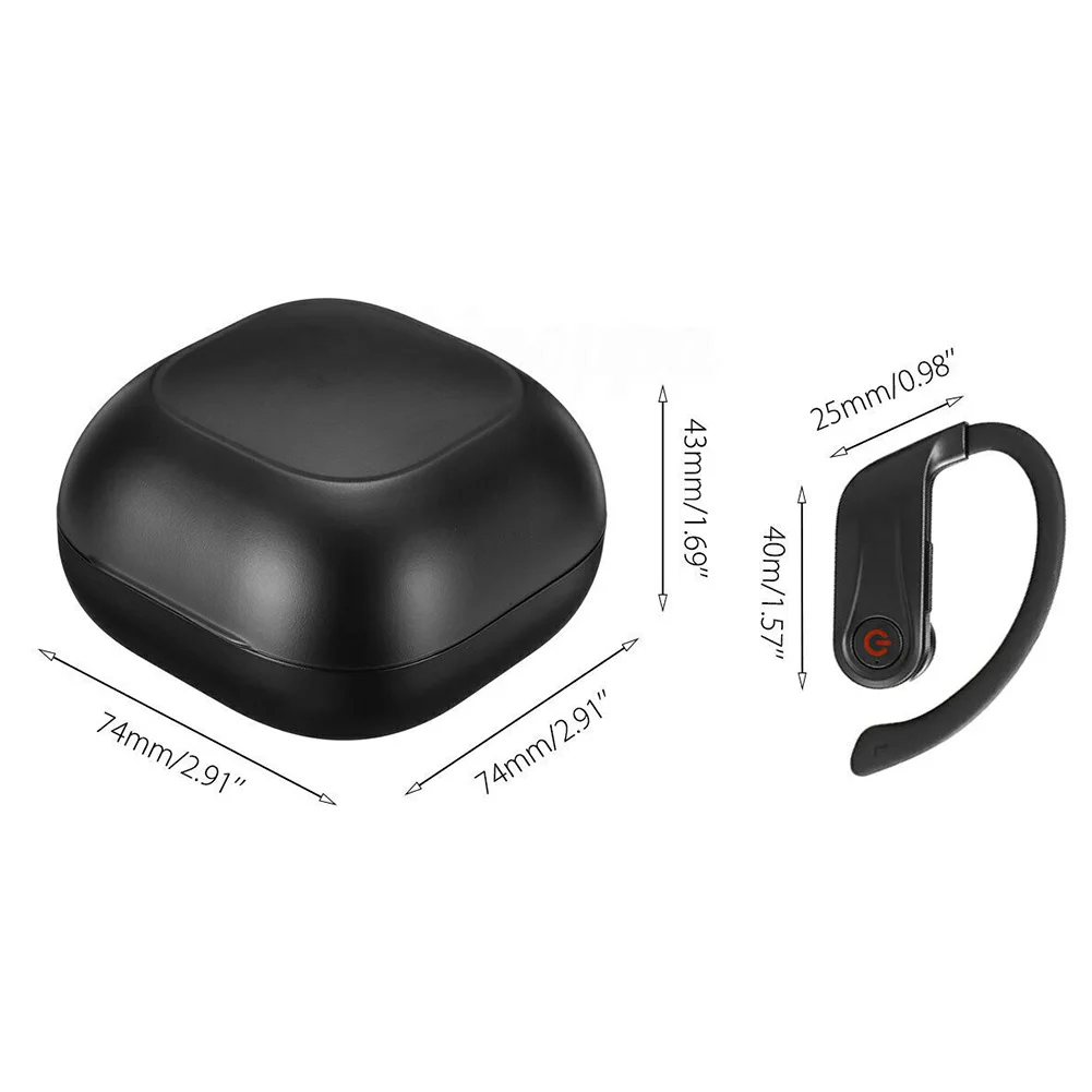 Bluetooth 5,0 стерео звук Sweatproof портативный вызов смартфон в ухо беспроводные наушники водонепроницаемый громкая связь шумоподавление