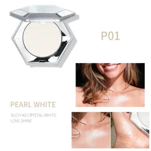 Для женщин, для лица, цвет, Осветляющий, водонепроницаемый, блестящий, пудра, для глаз, теневой силуэт, восстанавливающая емкость, пудра, прозрачный консилер