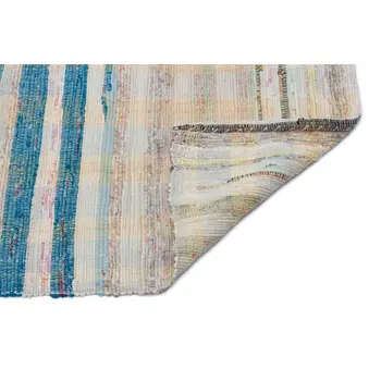

Handmade Multicolor Vintage English Striped Rug Runner Rug 062x282 Cm-2'0''X9'3''