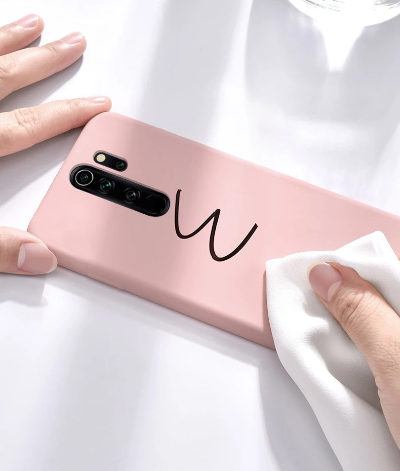 Жидкий силиконовый чехол для Xiaomi Redmi Note 8 Note8 Pro Note 8 Pro GloBal Version, Модный мягкий чехол из ТПУ, ударопрочный чехол