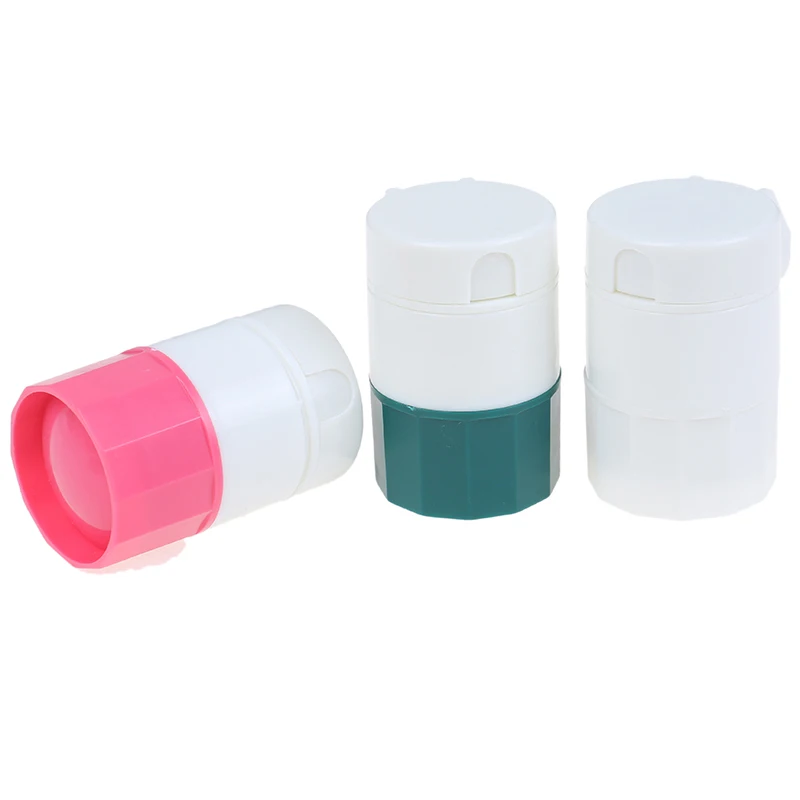 3Colors Grinder Splitter Tablet Cutter Divider Storage Case Pill Box Cutting Tablets Pill Cutter Medicine Crusher