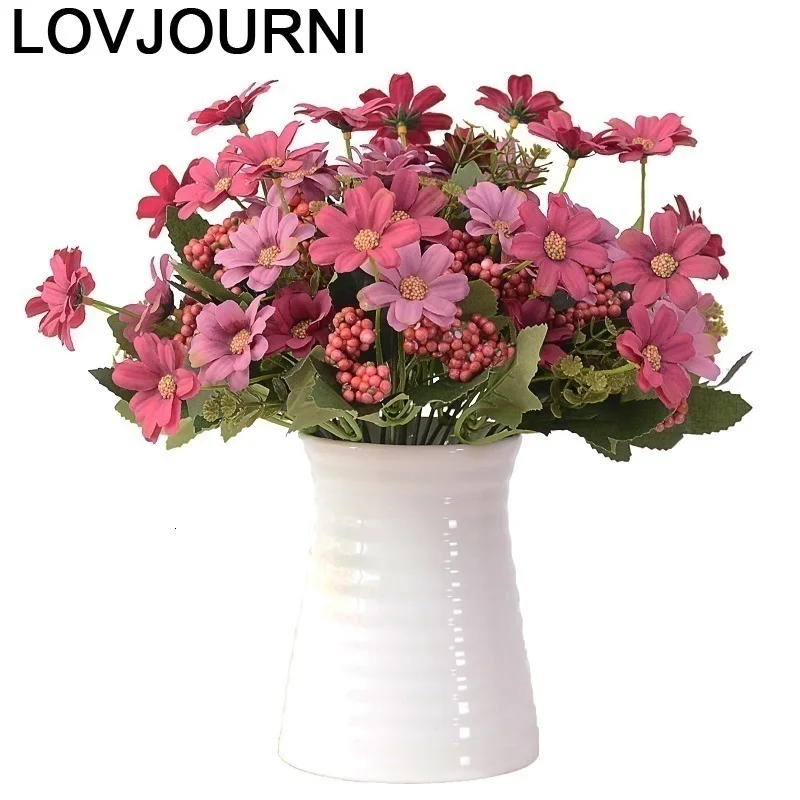Садовая керамическая ваas Para Casa Vaso De Flor, аксессуары для украшения дома, Современная декоративная ваза для цветов