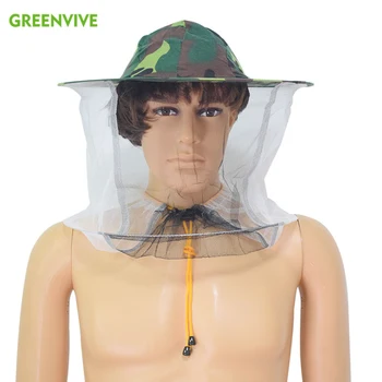 

Beekeeping Camouflage Hat Mosquito Bee Insect Net Veil Hat Face Head Neck Wrap Protector Beekeeping Tools