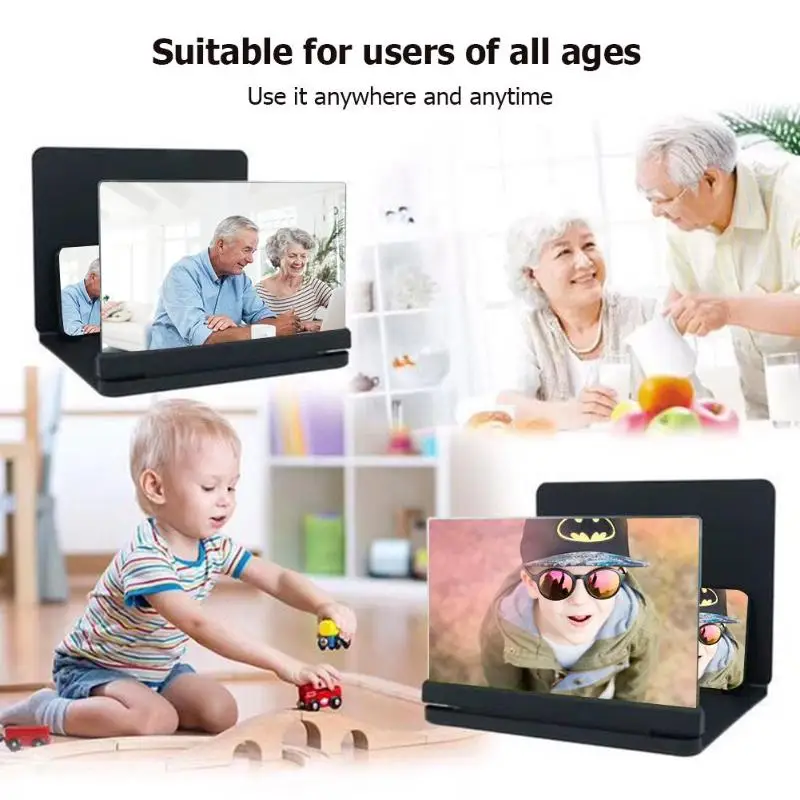 9 дюймов увеличитель для экрана телефона кронштейн смартфон фильм HD усилительная подставка