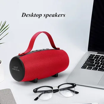 

HNY WS-1838 wireless Bluetooth speaker support FM TF card mini music play loudspeaker portable subwoof Mic loudspeakers