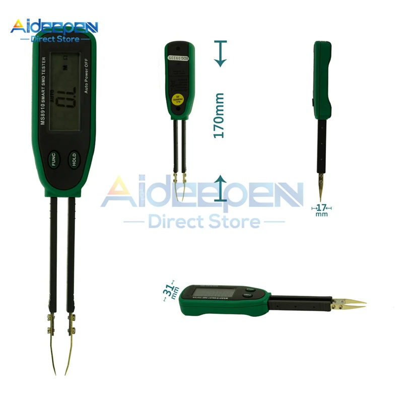 MS8910 SMD тестер мультиметр измеритель емкости сопротивления измерительный