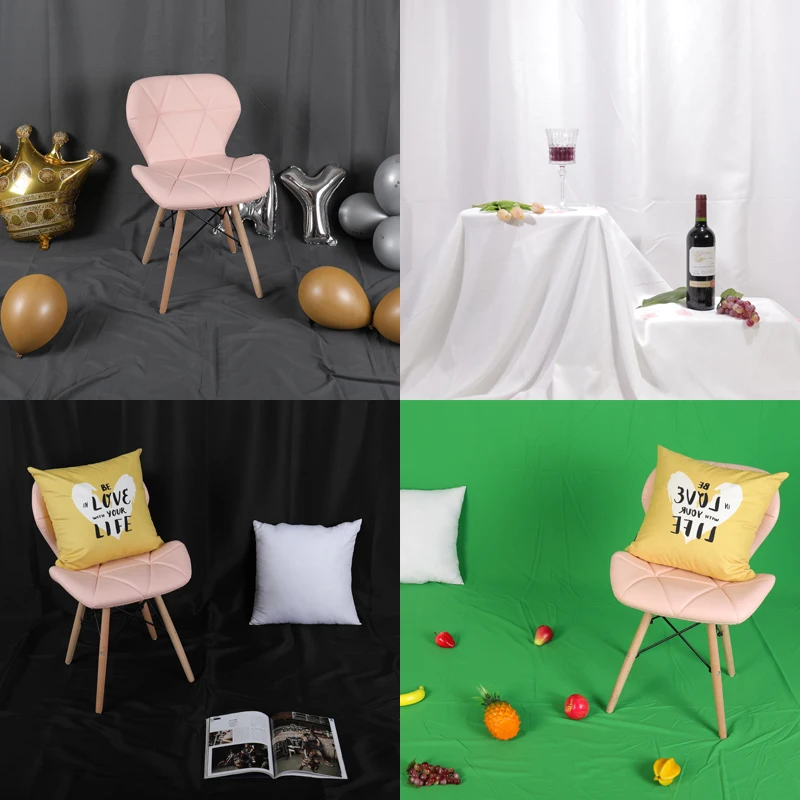 Дешево Горячая продажа Зеленый цвет хлопок не загрязняющий текстиль муслин фотофоны Студия фотография экран фон хромакей ткань