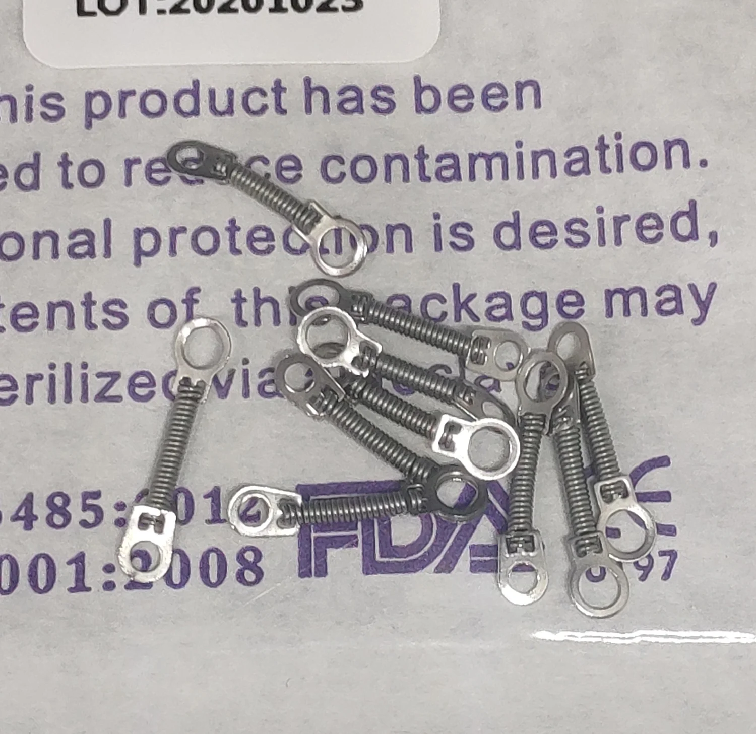 Рисунок 3 - зубная замкнутая спиральная пружина