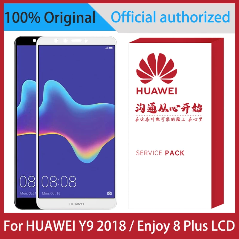 Оригинальный дисплей 5 93 дюйма для Huawei Y9 2018 LCD / Enjoy 8 Plus FLA L22 LX2 LX1 LX3 сменный