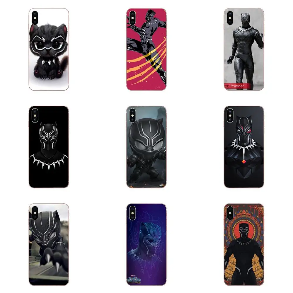 Защитный чехол из ТПУ для samsung Galaxy Note 5 8 9 S3 S4 S5 S6 S7 S8 S9 S10 5G mini Edge Plus Lite Cute Wakanda Black Panther |